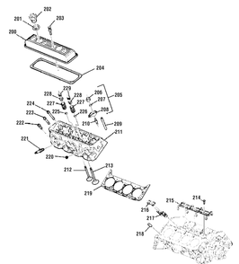 Engine Group - Cylinder Head Diagram and Parts List for 076160-05  Briggs and Stratton Generator
